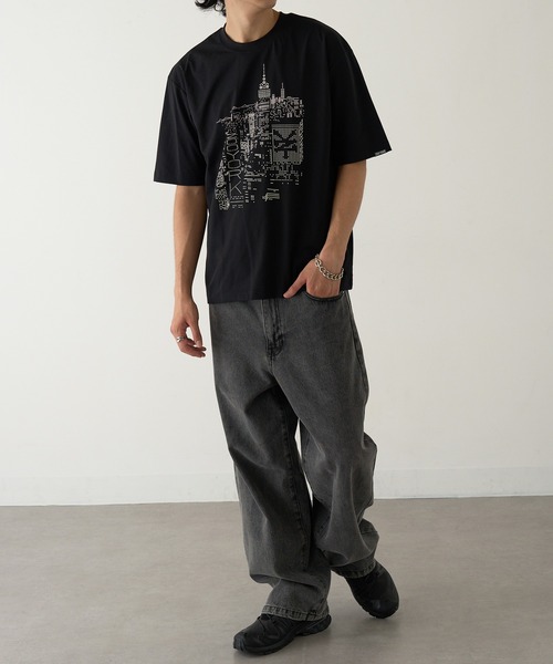 ZOO YORK(ズーヨーク)の「【ZOO YORK】ドットプリント 短丈Tシャツ Z2507(Tシャツ/カットソー・メンズ・ホワイト/ブラック・M/L)」の12枚目の写真