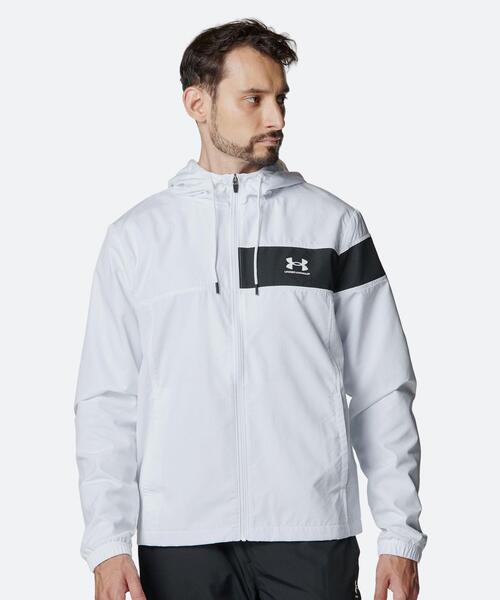 UNDER ARMOUR(アンダーアーマー)の「UAメッシュ ライナー カラーブロック ジャケット(ライフスタイル/メンズ)(その他アウター・メンズ・ホワイト・XL/S/M/2XL/L/3XL)」の1枚目の写真