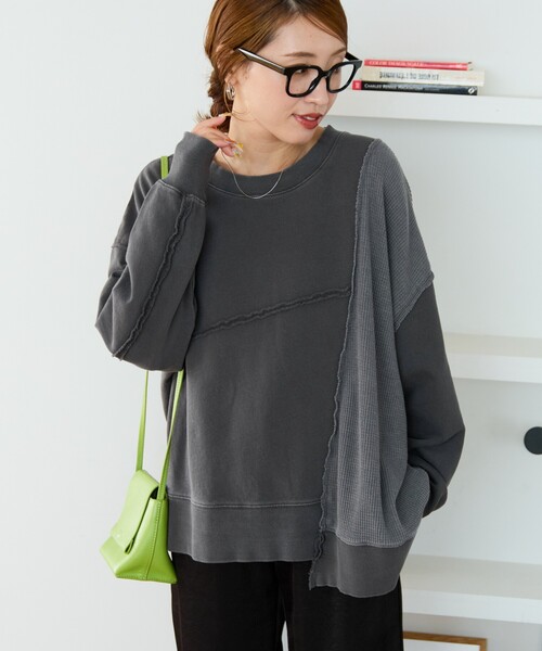 【新品タグ付】ビアズリー　ぷっくり裏毛袖ボリュームカットソー BEARDSLEY（ビアズリー）の「ぷっくり裏毛袖ボリューム