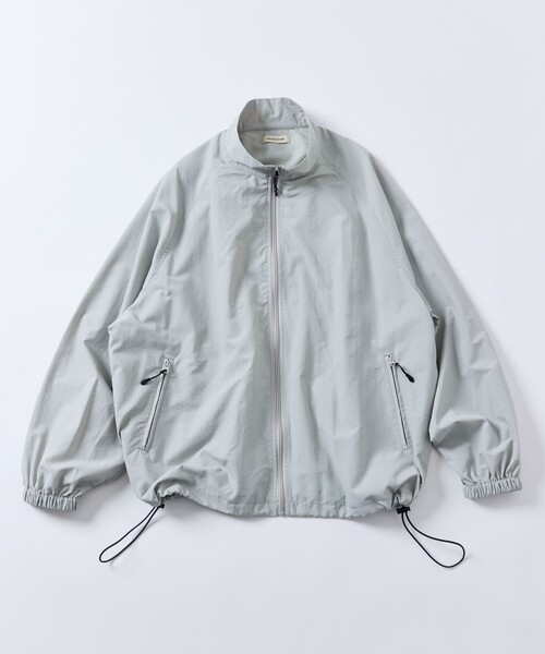 NEIGHBORHOOD ベージュ ジップアップジャケット セール】限定展開 リラックスフィット スタンドカラー ナイロン