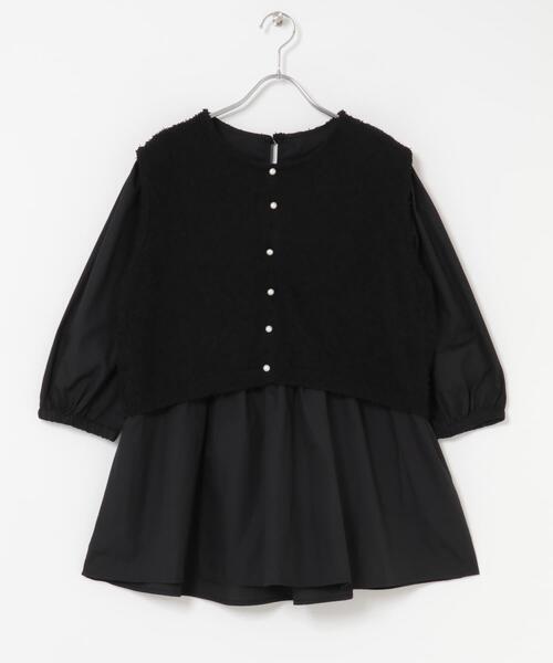 ITEMS URBANRESEARCH（アイテムズ アーバンリサーチ）の「ニットドッキングチュニック（チュニック・レディース・グレー系その他/ブラック・FREE）」の21枚目の写真