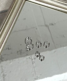 【金属アレルギー対応】 シンプル フープ ピアス ３セット / サージカルステンレス316L
