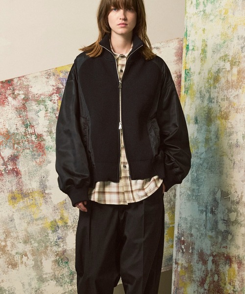 Knit blouson ニットブルゾン SEVEN BY SEVEN - ニットブルゾン - 