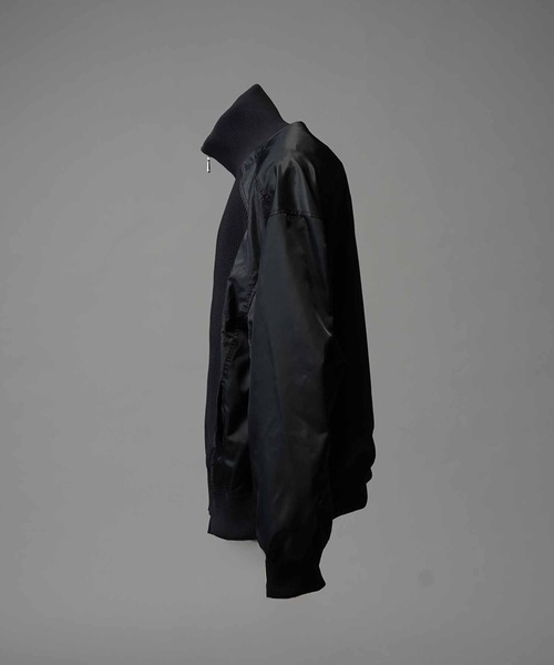 UNISEX》Knit Combination Prime-Over Drivers Knit Blouson