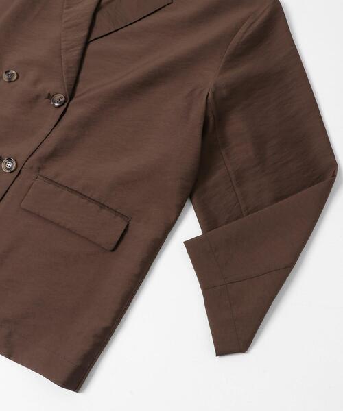 ITEMS URBANRESEARCH（アイテムズ アーバンリサーチ）の「シアージャケット（その他アウター・レディース・ブラック/グレー系その他/ブラウン・FREE）」の10枚目の写真