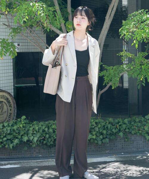 ITEMS URBANRESEARCH（アイテムズ アーバンリサーチ）の「シアージャケット（その他アウター・レディース・ブラック/グレー系その他/ブラウン・FREE）」の19枚目の写真