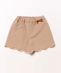 Tartine et Chocolat（タルティーヌエショコラ）の「【お揃い】裾スカラップポンチリボンショートパンツ(100~140cm)（その他パンツ）」