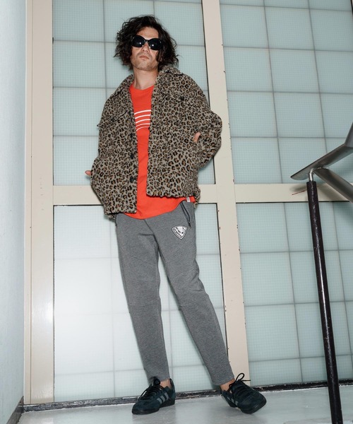 No Rain No Rainbow(ノーレインノーレインボー)の「mj11038-leopard boa CPO jacket ジャケット(NR25W-02)(ミリタリージャケット・メンズ・レオパード/アニマル・S/M/L/XL)」の14枚目の写真