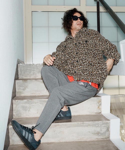 No Rain No Rainbow(ノーレインノーレインボー)の「mj11038-leopard boa CPO jacket ジャケット(NR25W-02)(ミリタリージャケット・メンズ・レオパード/アニマル・S/M/L/XL)」の15枚目の写真