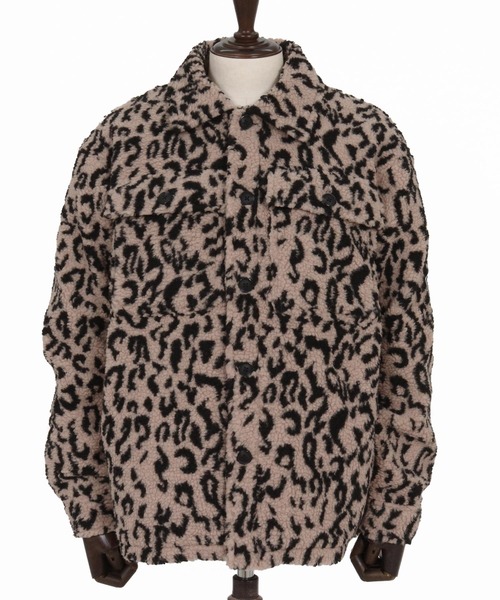 No Rain No Rainbow(ノーレインノーレインボー)の「mj11038-leopard boa CPO jacket ジャケット(NR25W-02)(ミリタリージャケット・メンズ・レオパード/アニマル・S/M/L/XL)」の19枚目の写真
