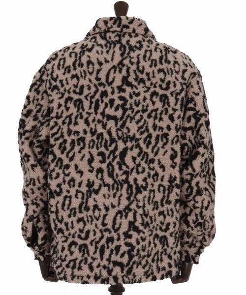 No Rain No Rainbow(ノーレインノーレインボー)の「mj11038-leopard boa CPO jacket ジャケット(NR25W-02)(ミリタリージャケット・メンズ・レオパード/アニマル・S/M/L/XL)」の20枚目の写真