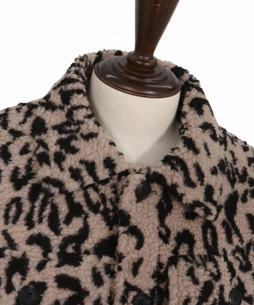No Rain No Rainbow(ノーレインノーレインボー)の「mj11038-leopard boa CPO jacket ジャケット(NR25W-02)(ミリタリージャケット・メンズ・レオパード/アニマル・S/M/L/XL)」の21枚目の写真