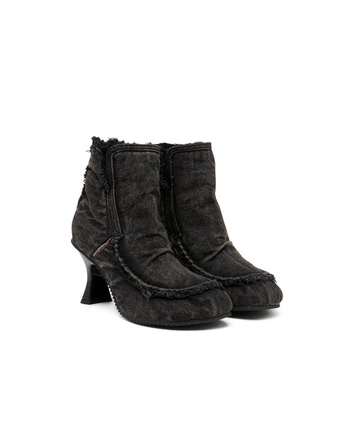 DIESEL（ディーゼル）の「ウィメンズ アンクルブーツ WOODSTOCK D-WOODSTOCK HEEL AB S（ブーツ・レディース・ブラック/インディゴブルー・38）」の12枚目の写真