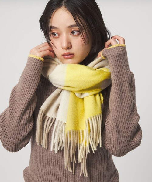 セール】ウール 柄 ストール（マフラー）｜green label relaxing