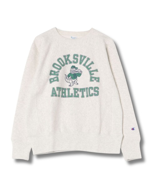 Champion(チャンピオン)の「Campion REVERSE WEAVE (R) Crew Neck Sweatshirt(スウェット・メンズ・バーガンディー/ブラック/グリーン/グレー/ネイビー/オートミール・XL/L/M)」の3枚目の写真