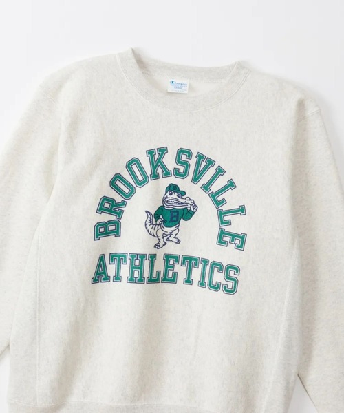 Champion(チャンピオン)の「Campion REVERSE WEAVE (R) Crew Neck Sweatshirt(スウェット・メンズ・バーガンディー/ブラック/グリーン/グレー/ネイビー/オートミール・XL/L/M)」の8枚目の写真