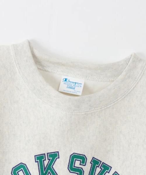 Champion(チャンピオン)の「Campion REVERSE WEAVE (R) Crew Neck Sweatshirt(スウェット・メンズ・バーガンディー/ブラック/グリーン/グレー/ネイビー/オートミール・XL/L/M)」の9枚目の写真
