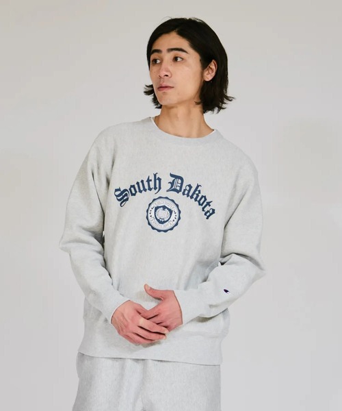 Champion(チャンピオン)の「Campion REVERSE WEAVE (R) Crew Neck Sweatshirt(スウェット・メンズ・バーガンディー/ブラック/グリーン/グレー/ネイビー/オートミール・XL/L/M)」の12枚目の写真