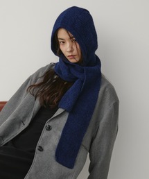 Aunt Marie's | フード付きニットマフラー(マフラー)