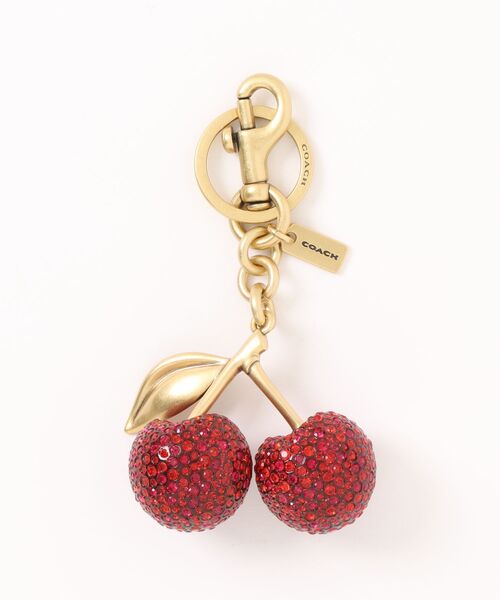 COACH（コーチ）の「スモール クリスタル チェリー バッグ チャーム（キーホルダー・レディース・レッド系その他・ONE）」の3枚目の写真