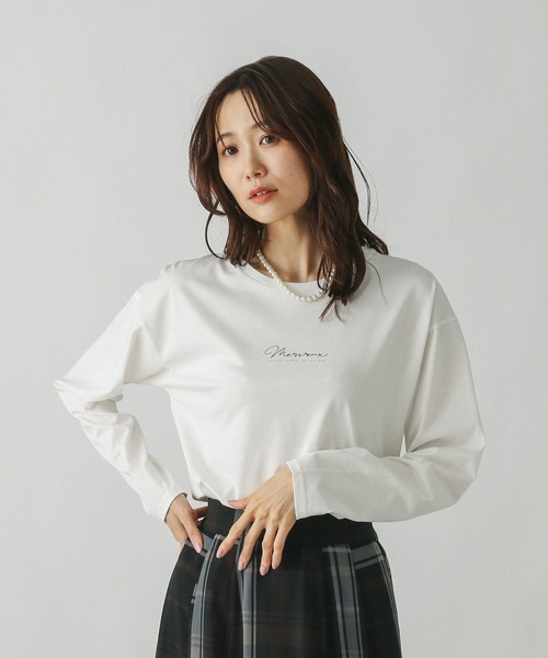 セール】リッチクリーンプリントロンT/580930（Tシャツ/カットソー