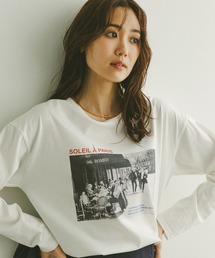 GLOBAL WORK | リッチクリーンプリントロンT/580930(Tシャツ/カットソー)
