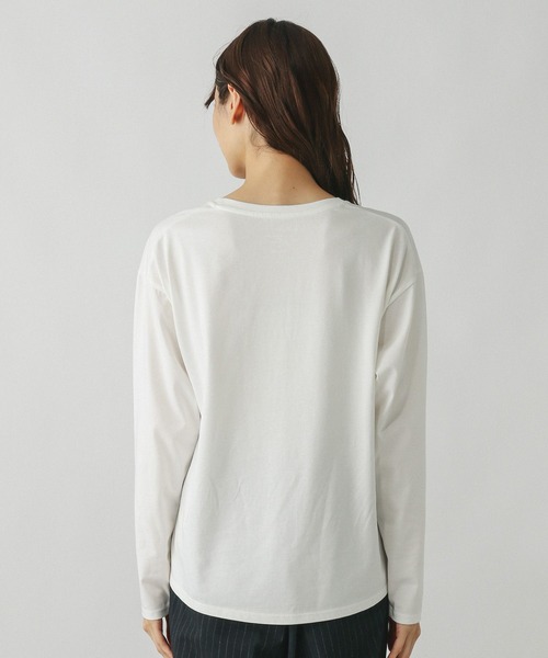 セール】リッチクリーンプリントロンT/580930（Tシャツ/カットソー