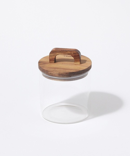 LAKOLE（ラコレ）の「ウッドロングガラスキャニスター[700ml] / 590774（キッチン収納・レディース・その他3・FREE）」の6枚目の写真