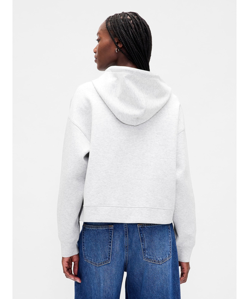 GAP(ギャップ)の「GapFit オーバーサイズ ジップアップパーカー(パーカー・レディース・グレー/ブラック/ピンク・L/S/XXS/XS/M)」の6枚目の写真