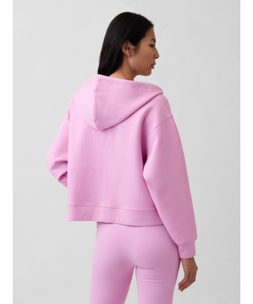 GAP(ギャップ)の「GapFit オーバーサイズ ジップアップパーカー(パーカー・レディース・グレー/ブラック/ピンク・L/S/XXS/XS/M)」の7枚目の写真