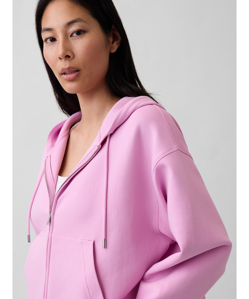 GAP(ギャップ)の「GapFit オーバーサイズ ジップアップパーカー(パーカー・レディース・グレー/ブラック/ピンク・L/S/XXS/XS/M)」の9枚目の写真