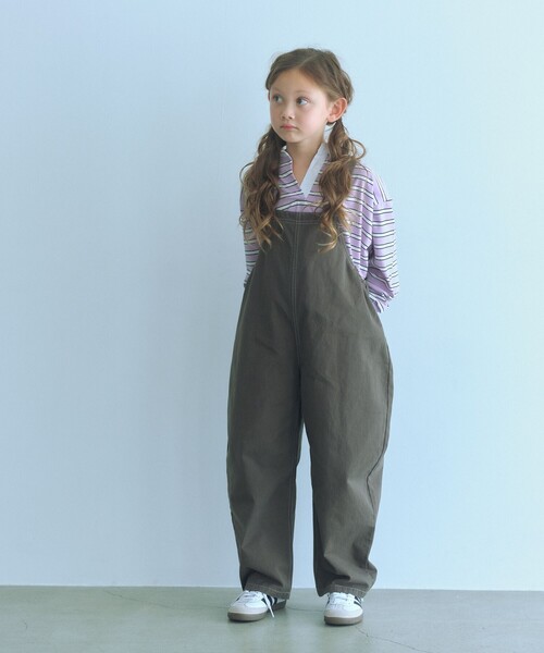 green label relaxing（グリーンレーベルリラクシング）の「ラガーシャツ（ボーダー） / キッズ  120cm-160cm（ポロシャツ・キッズ・ライラック・120cm/140cm/150cm/130cm/160cm）」の3枚目の写真