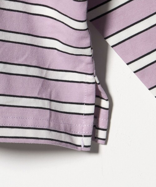 green label relaxing（グリーンレーベルリラクシング）の「ラガーシャツ（ボーダー） / キッズ  120cm-160cm（ポロシャツ・キッズ・ライラック・120cm/140cm/150cm/130cm/160cm）」の13枚目の写真
