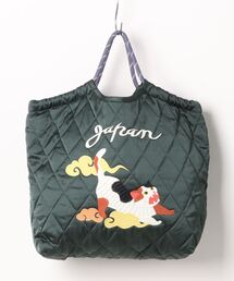 HOUSTON（ヒューストン）の「【HOUSTON / ヒューストン】SATIN MARKET BAG / キルティング マーケットバッグ（トートバッグ・メンズ）」