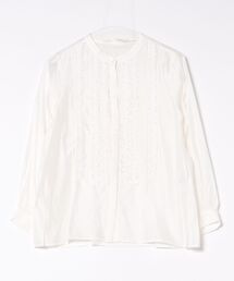 シルキーローンプチフリルシャツ