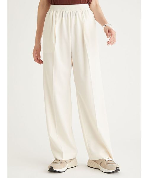 emmi（エミ）の「emmi ジャガードゴムタックパンツ（スラックス・レディース・グレー/アイボリー/ブラック・0/1）」の12枚目の写真