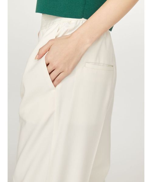 emmi（エミ）の「emmi ジャガードゴムタックパンツ（スラックス・レディース・グレー/アイボリー/ブラック・0/1）」の17枚目の写真