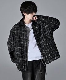 ADRER(Ah[)Many buckle belt tweed blouson/j[obNxgcC[hu](u])