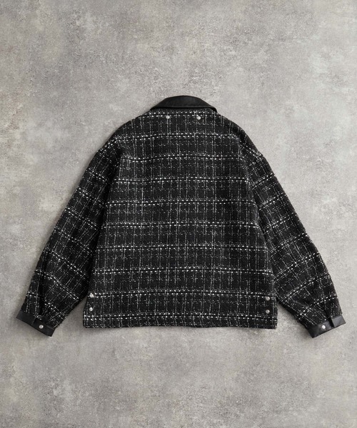 ADRER（アドラー）の「Many buckle belt tweed blouson/メニーバックルベルトツイードブルゾン（ブルゾン・メンズ・ブラック/ブラック系1・S/XS/L/M）」の20枚目の写真