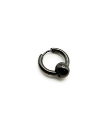 KISHOKACHI 希少価値 ダブルクリッカーデザインクロスチェーンピアス