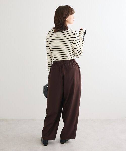 ELENCARE DUE（エレンカーレデュエ）の「・ELENCARE DUE ツイルタックコクーンパンツ（その他パンツ・レディース・ブラック/ブラウン/ベージュ・FREE）」の7枚目の写真