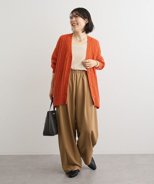 ELENCARE DUE（エレンカーレデュエ）の「・ELENCARE DUE ツイルタックコクーンパンツ（その他パンツ・レディース・ブラック/ブラウン/ベージュ・FREE）」の22枚目の写真