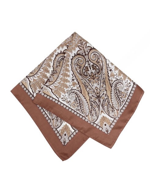 MIAN （ミアン）の「ペーズリー柄マルチスカーフ（バンダナ/スカーフ・レディース・ブラウン・FREE）」の9枚目の写真