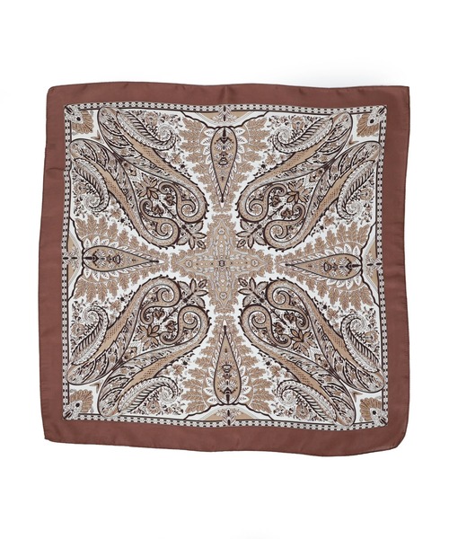 MIAN （ミアン）の「ペーズリー柄マルチスカーフ（バンダナ/スカーフ・レディース・ブラウン・FREE）」の10枚目の写真