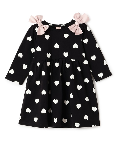 petit main(プティマイン)の「【GOODPRICE】柄リボンカットワンピース(ワンピース・キッズ・オフホワイト/ブラック/ピンク/ライトブルー・100cm/90cm/130cm/80cm/120cm/110cm)」の14枚目の写真