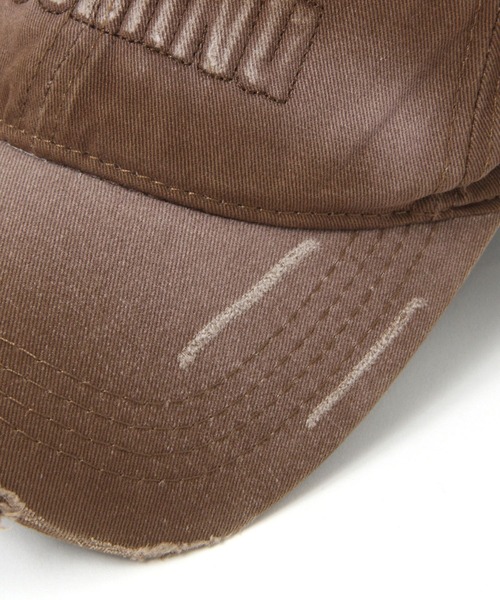 LAND MUSEUM（ランドミュージアム）の「LAND MUSEUM／ステッチBALL CAP（キャップ・メンズ・ブラウン/オリーブ/ブラック・FREE）」の11枚目の写真