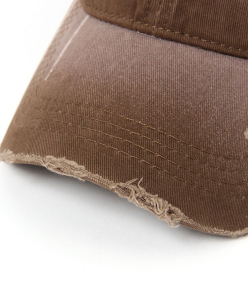 LAND MUSEUM（ランドミュージアム）の「LAND MUSEUM／ステッチBALL CAP（キャップ・メンズ・ブラウン/オリーブ/ブラック・FREE）」の12枚目の写真