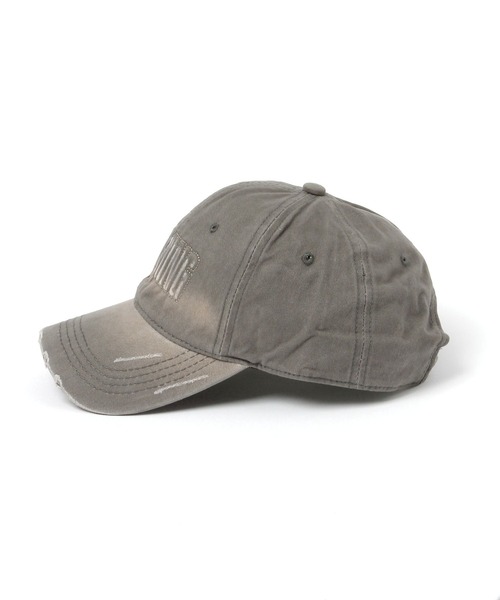 LAND MUSEUM(ランドミュージアム)の「LAND MUSEUM/ステッチBALL CAP(キャップ・メンズ・ブラウン/オリーブ/ブラック・FREE)」の4枚目の写真
