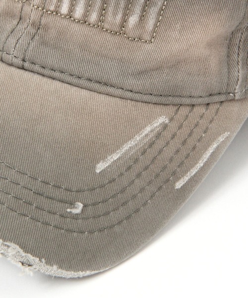 LAND MUSEUM(ランドミュージアム)の「LAND MUSEUM/ステッチBALL CAP(キャップ・メンズ・ブラウン/オリーブ/ブラック・FREE)」の8枚目の写真