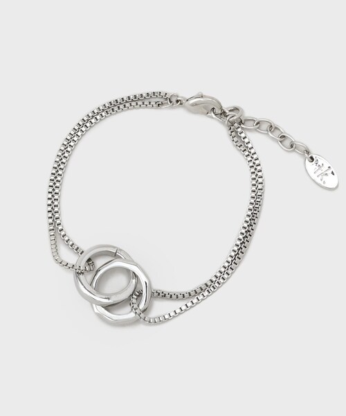 tk.TAKEO KIKUCHI(ティーケータケオキクチ)の「シックブレスレット(ブレスレット・メンズ・シルバー系/シルバー・00)」の3枚目の写真